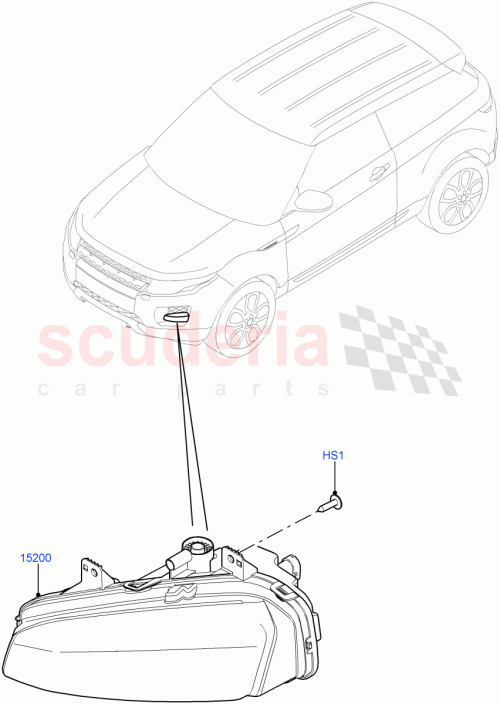 Part Diagram for Land Rover LR026090
