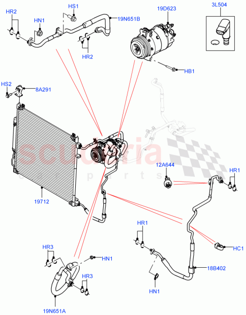Part Diagram for Land Rover LR097269