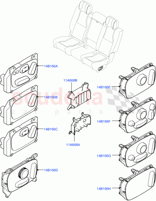 Part Diagram for Land Rover LR034922