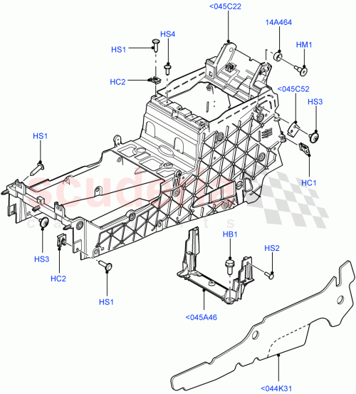 Part Diagram for Land Rover FHC500290