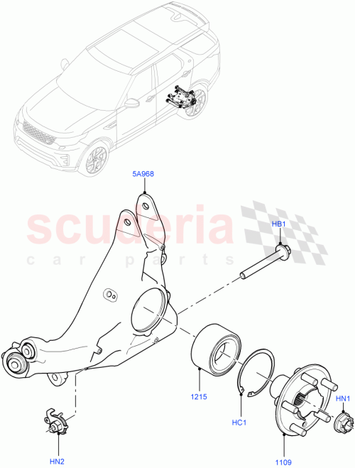 Part Diagram for Land Rover LR149494