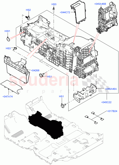 Part Diagram for Land Rover LR079155