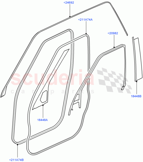 Part Diagram for Land Rover LR044055
