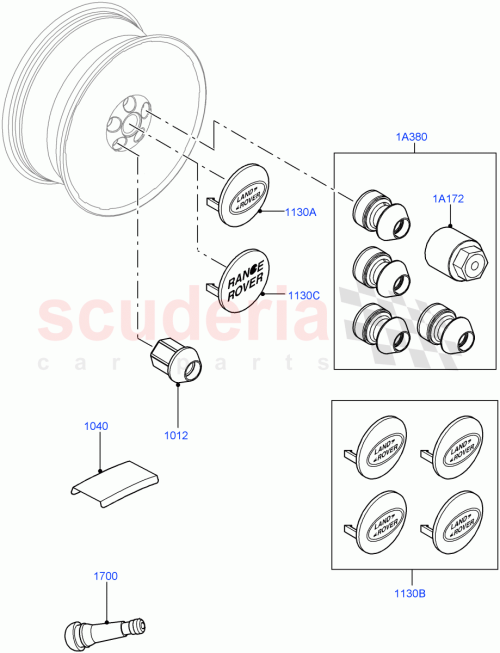 Part Diagram for Land Rover LR043816