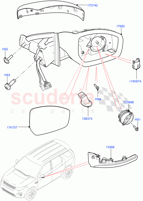 Part Diagram for Land Rover LR129360