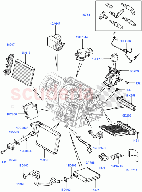 Part Diagram for Land Rover LR055958
