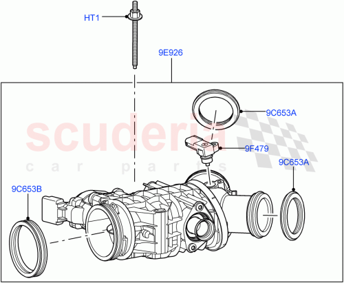 Part Diagram for Land Rover 1316035