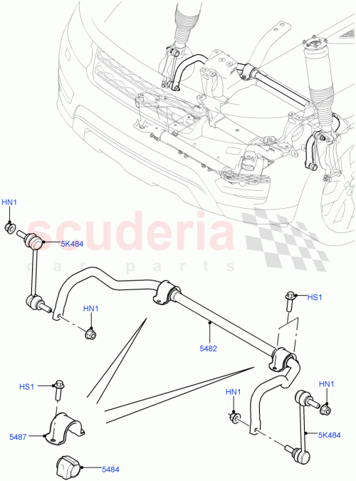 Part Diagram for Land Rover LR043583