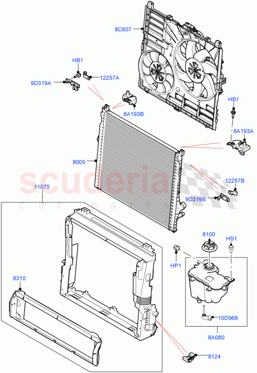 Part Diagram for Land Rover LR141169