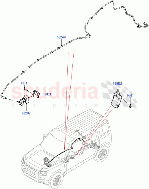 Part Diagram for Land Rover LR175470