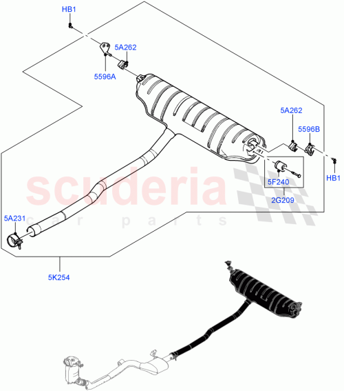 Part Diagram for Land Rover LR129581