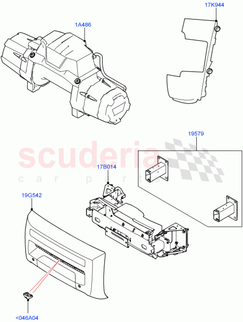 Part Diagram for Land Rover VPLEB0443
