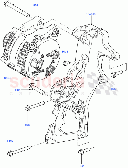 Part Diagram for Land Rover FB108146