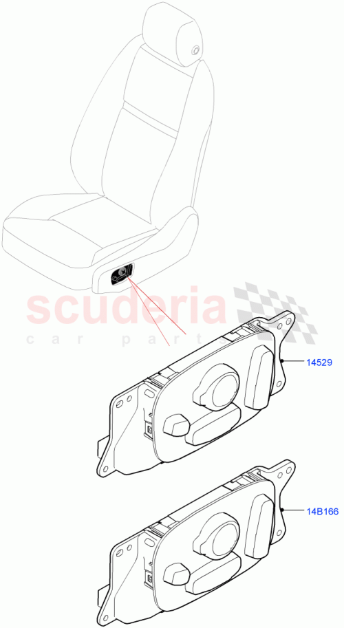 Part Diagram for Land Rover LR140838