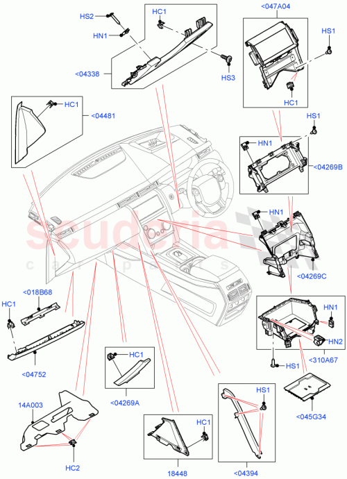 Part Diagram for Land Rover LR127324