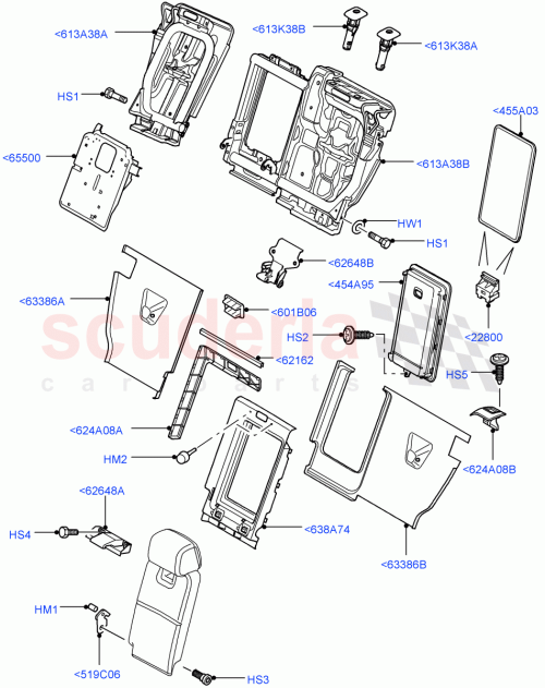 Part Diagram for Land Rover HXV000020SUN