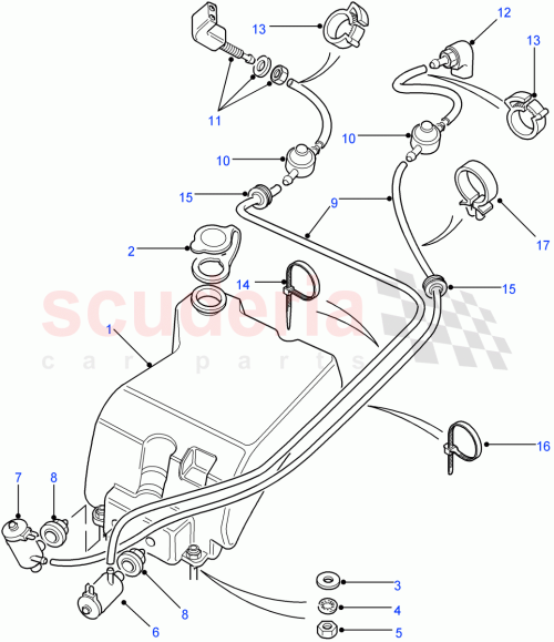 Part Diagram for Land Rover LR061677
