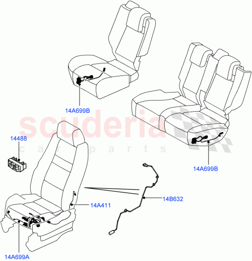 Part Diagram for Land Rover YML500840