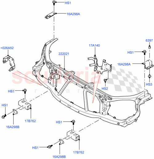 Part Diagram for Land Rover LR057378