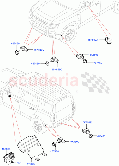 Part Diagram for Land Rover LR142072
