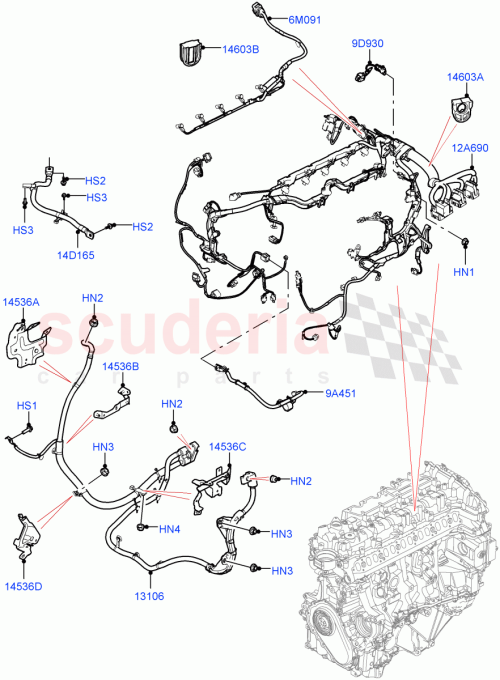 Part Diagram for Land Rover LR159240