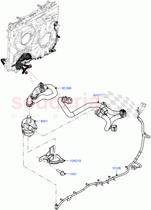 Part Diagram for Land Rover LR136755