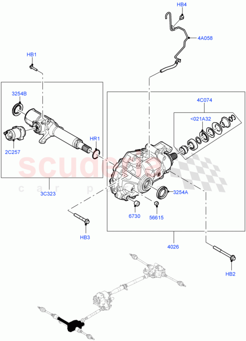 Part Diagram for Land Rover LR153476
