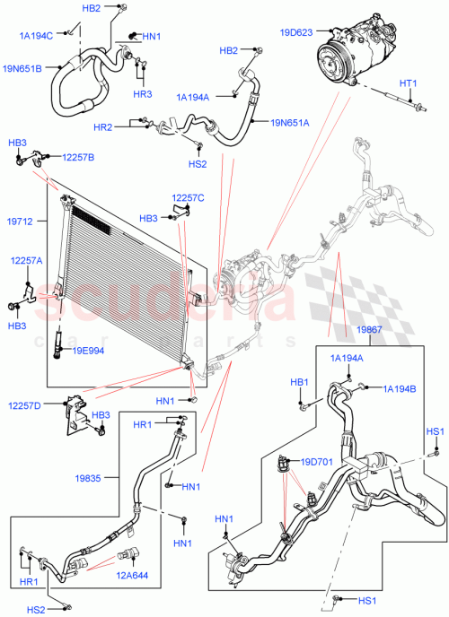 Part Diagram for Land Rover LR141795