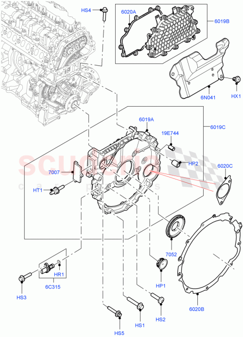 Part Diagram for Land Rover LR141279