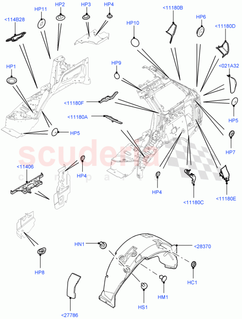 Part Diagram for Land Rover LR054935