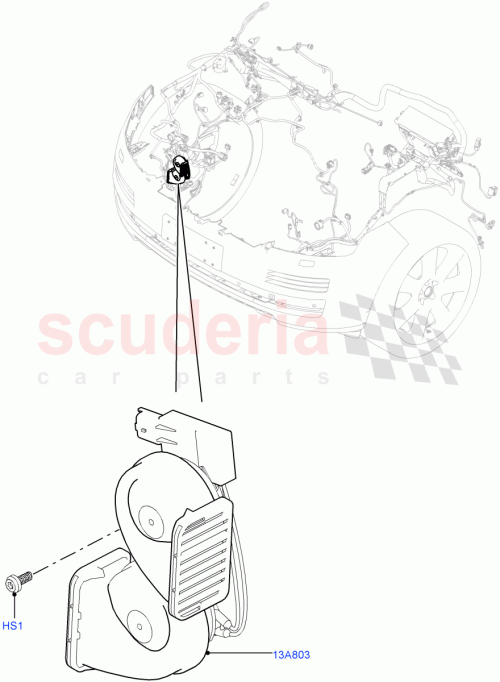 Part Diagram for Land Rover LR033632