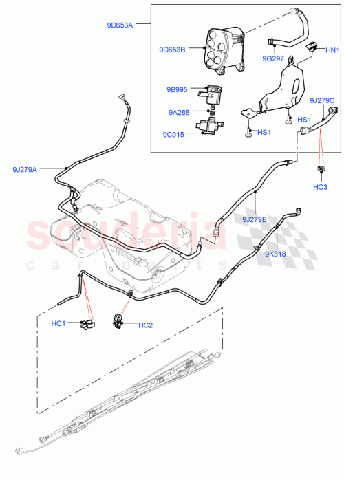 Part Diagram for Land Rover LR070981