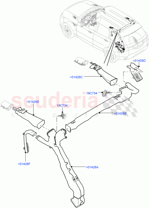 Part Diagram for Land Rover LR046233