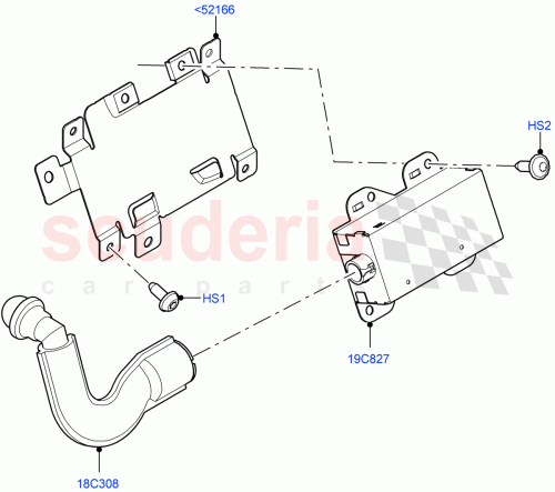 Part Diagram for Land Rover LR132330