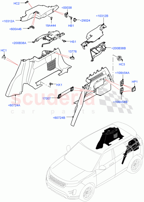 Part Diagram for Land Rover LR133160