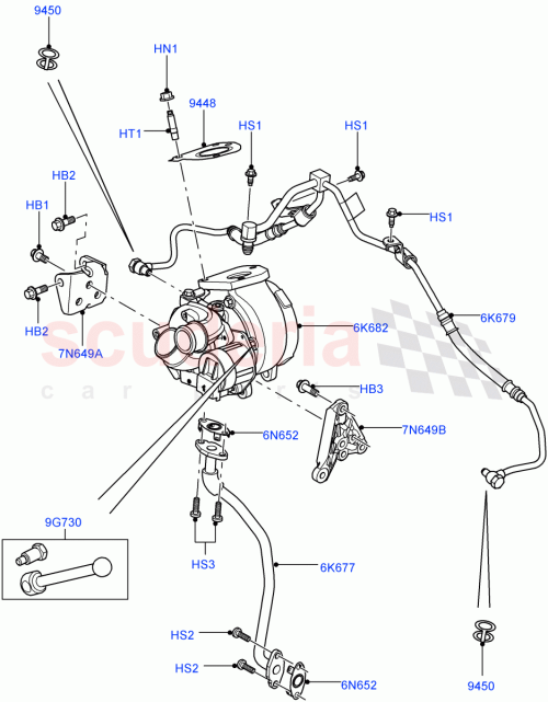 Part Diagram for Land Rover LR000631