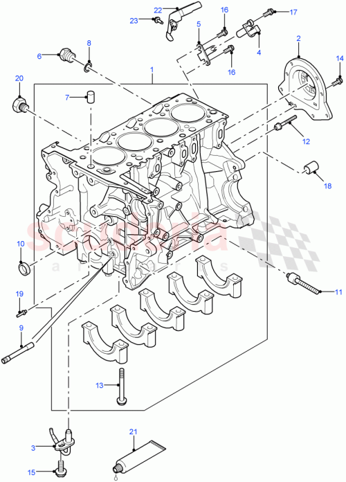 Part Diagram for Land Rover LR029698