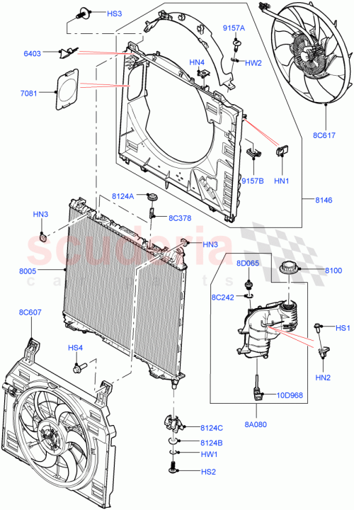 Part Diagram for Land Rover EZM000110