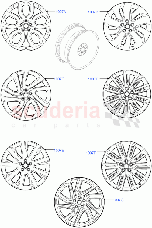 Part Diagram for Land Rover LR081581