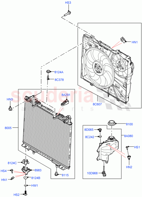 Part Diagram for Land Rover LR164713