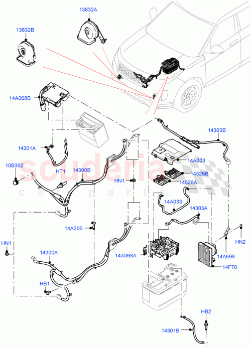 Part Diagram for Land Rover LR143638