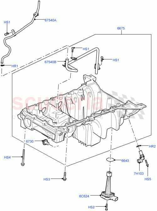 Part Diagram for Land Rover LR012792