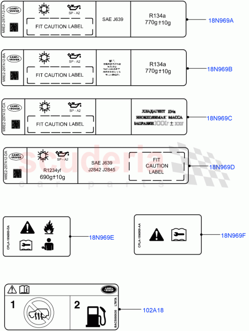 Part Diagram for Land Rover LR164451