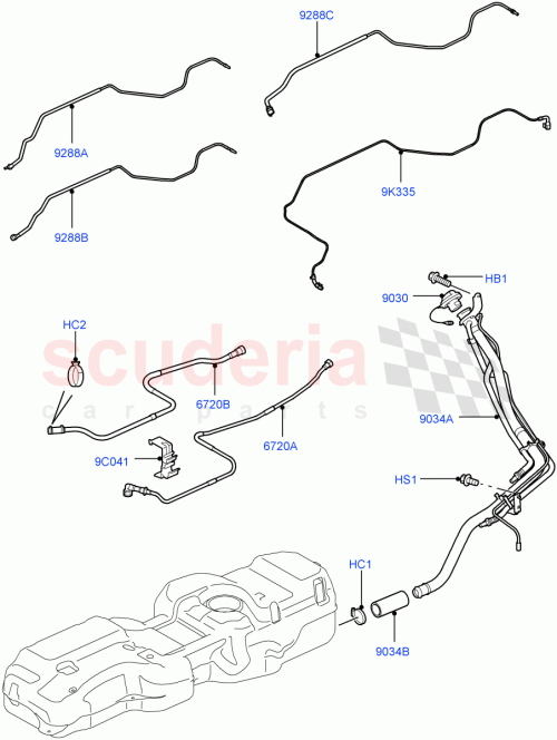 Part Diagram for Land Rover SPV500040
