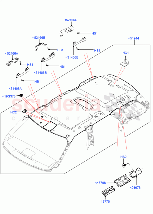 Part Diagram for Land Rover LR148392