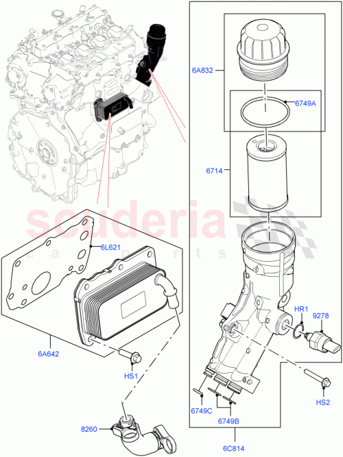 Part Diagram for Land Rover LR125378