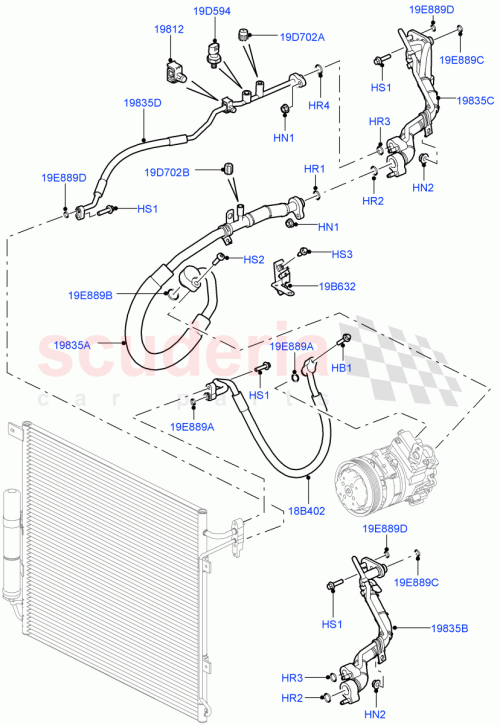 Part Diagram for Land Rover LR019677