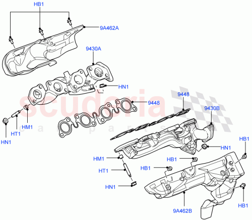 Part Diagram for Land Rover LR005054