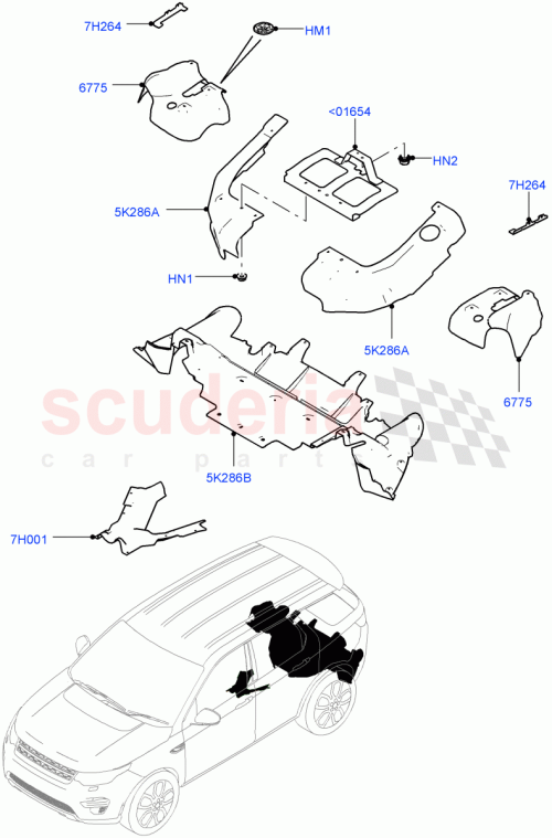 Part Diagram for Land Rover LR104925