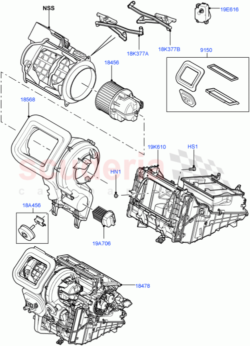 Part Diagram for Land Rover LR031293